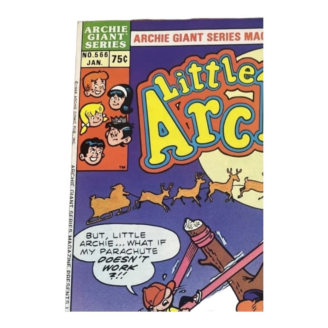 Four (4) of Vintage Archie Series Comic Books: “Little Archie” #162, 566, 570