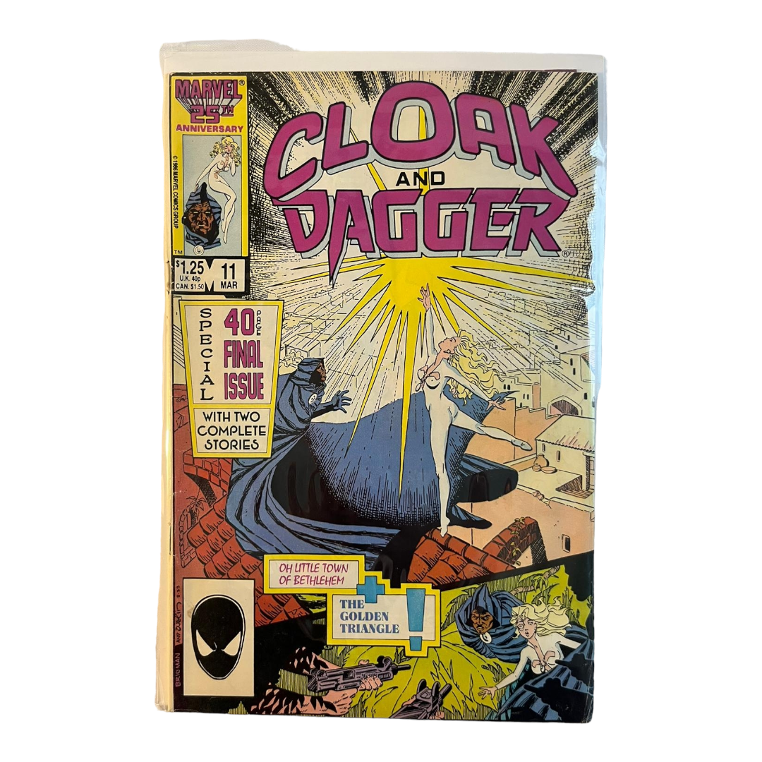 Lot of Six (6) Marvel “CLOAK & DAGGER” Comic Books & 25th Anniversary Issue