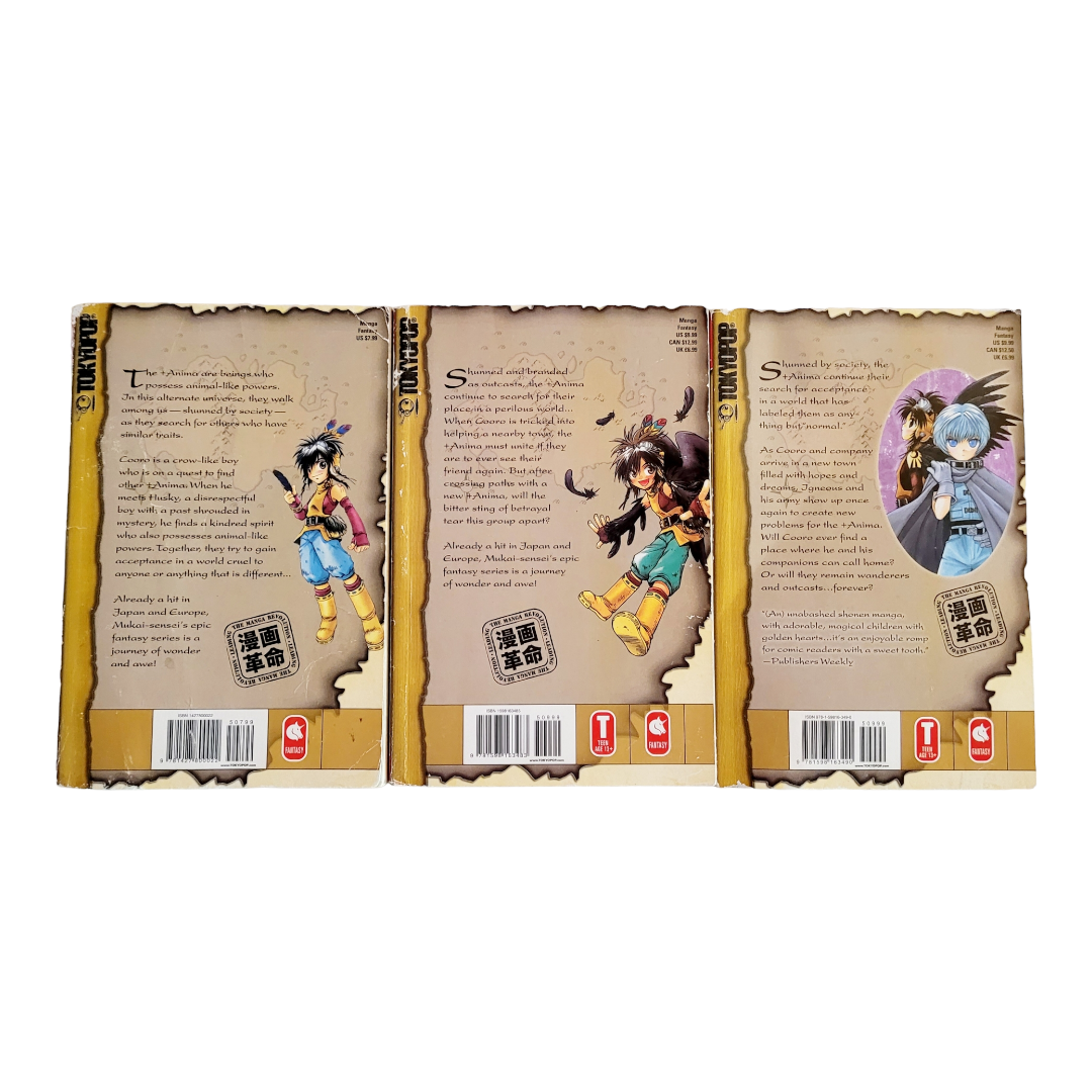 “ANIMA” Magna+ Tokyopop Books Volumes #1 - 3