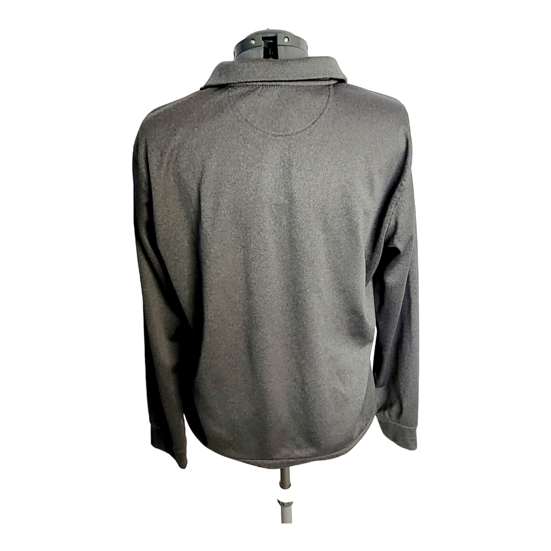 Ladies *Grey Lobo UNM Zipper Pullover (Size Large)