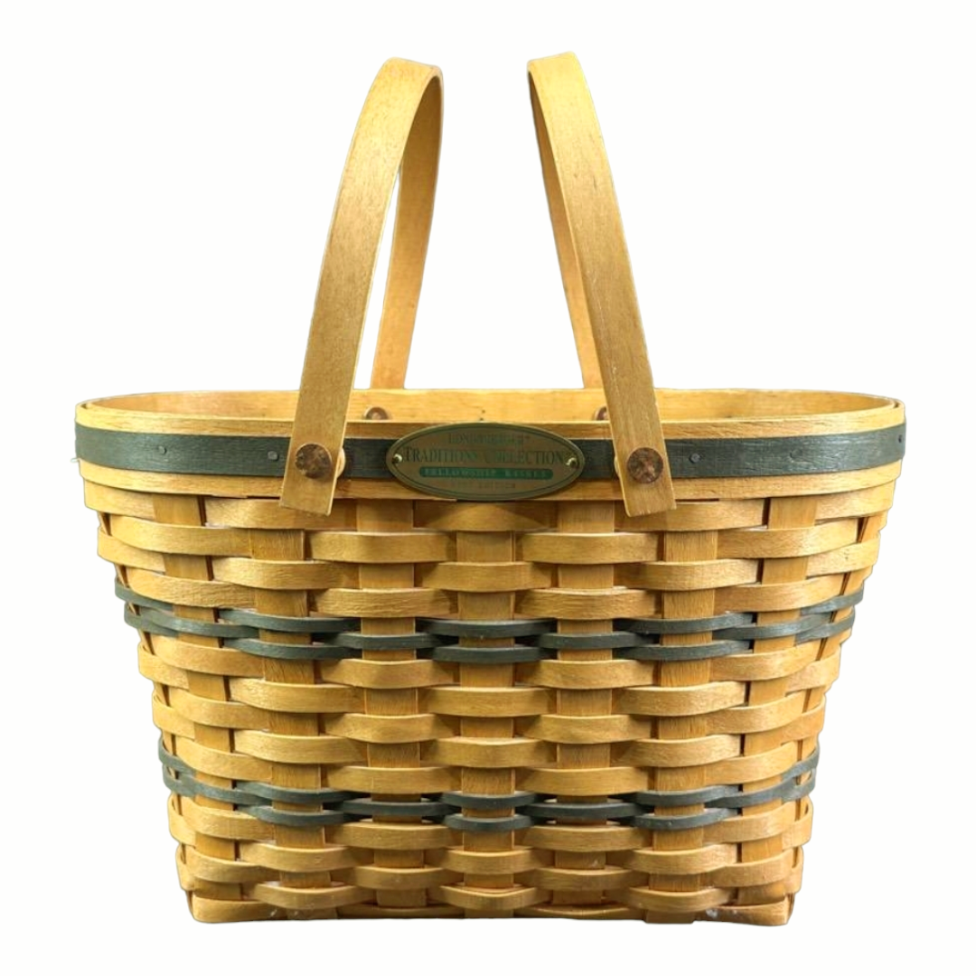 NEW *Vintage 1997 Longaberger Traditions Collection Friendship Basket + Extras!