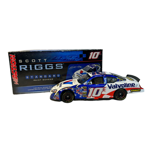 NIB *Scott Riggs #10 / 2006 Charger 1:24 Valvoline Die Cast Car