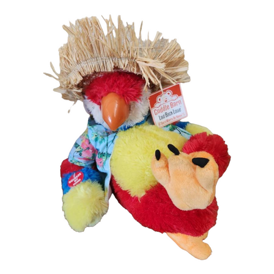 NEW *Adorable Cuddle Barn "LAID BACK LOUIE" Singing Parrot