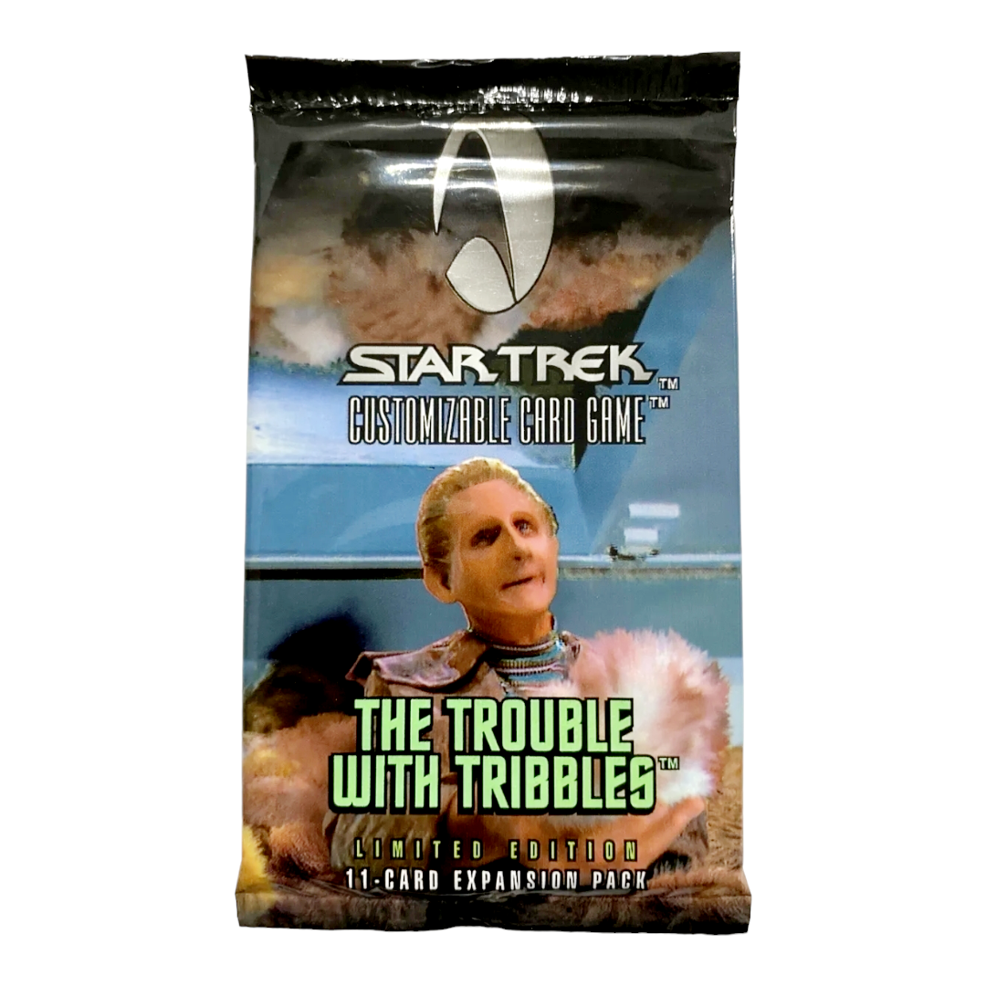 New *Five (5) Star Trek CCG "Trouble With Tribbles" 11 Card Exp. Packs