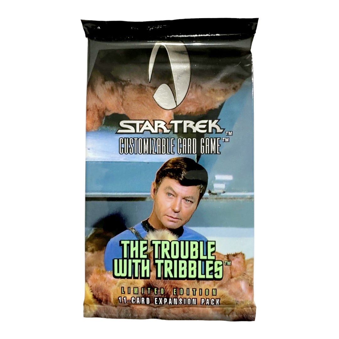 New *Five (5) Star Trek CCG "Trouble With Tribbles" 11 Card Exp. Packs