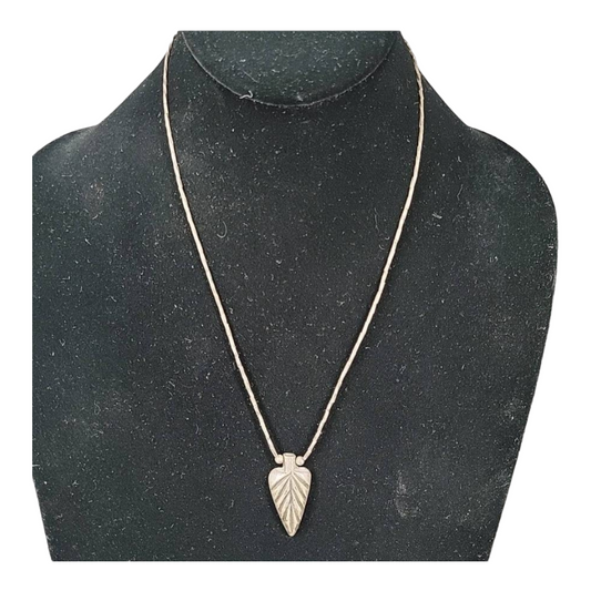 Beautiful *Vintage Sterling Silver Arrowhead Pendant SouthWestern Necklace