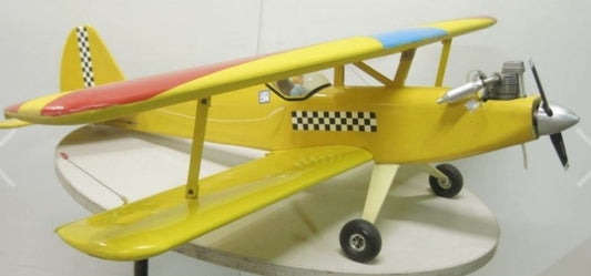 Amazing Bi-Wing 57" Balsa Wood Nitro RC Plane with 4 Stroke Engine