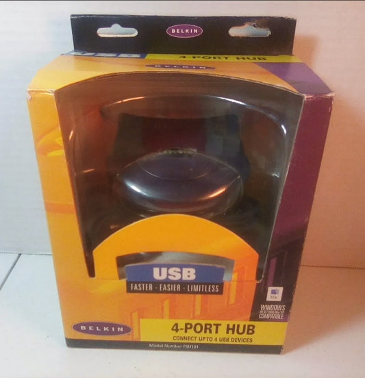 NIB Belkin 4-Port USB Hub