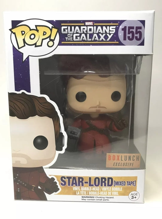 FUNKO Pop! Marvel "Star-Lord" Guardians Galaxy, #155 "Box Lunch Exclusive"  NIB