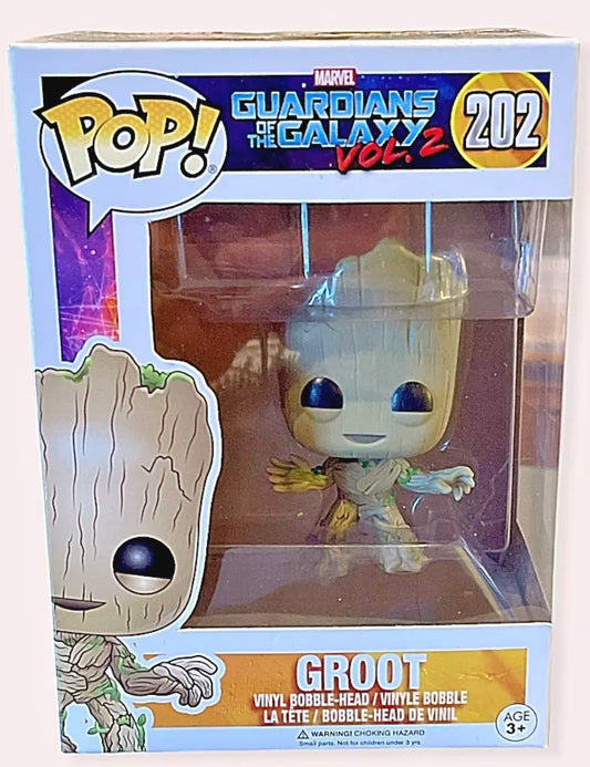 Funko POP! Marvel 'Guardians of The Galaxy' Vol. 2, #202, Groot. NIB