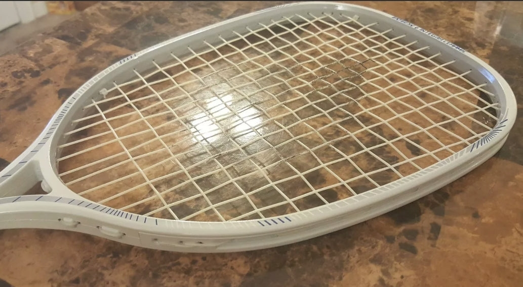 Ektelon Integra Ceramic Vintage White Racquetball Racket & White Cover (used)