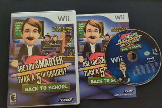 Are You Smarter Than a 5th Grader Back to School (Nintendo Wii, 2010)