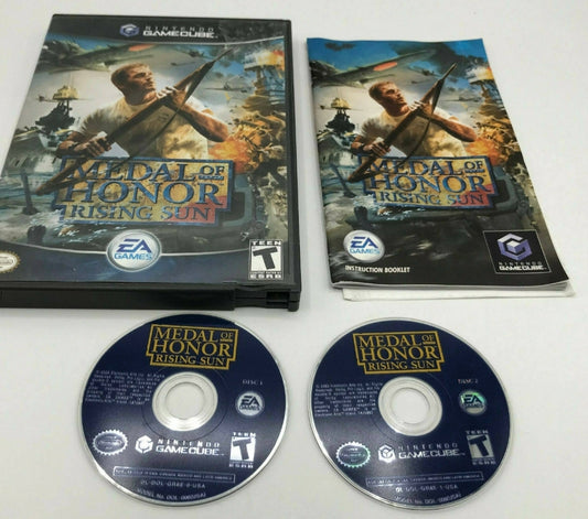 Medal of Honor: Rising Sun a Nintendo GameCube (used/works great!!) Comes w/ 2-discs, manual & case