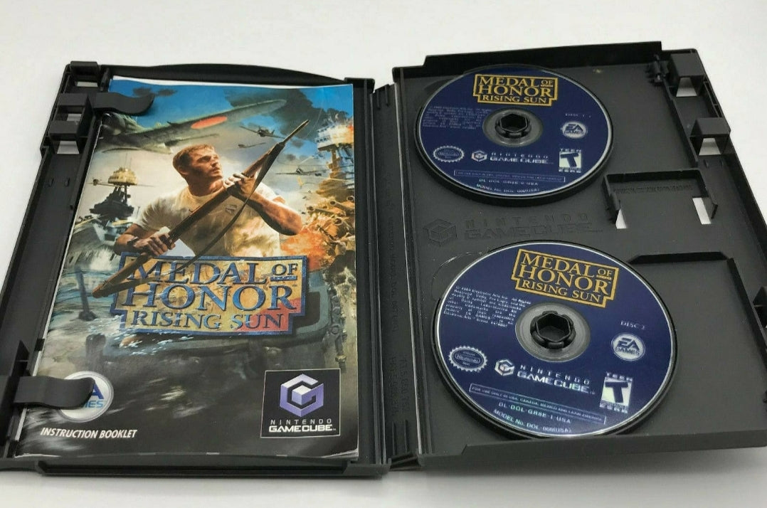 Medal of Honor: Rising Sun a Nintendo GameCube (used/works great!!) Comes w/ 2-discs, manual & case