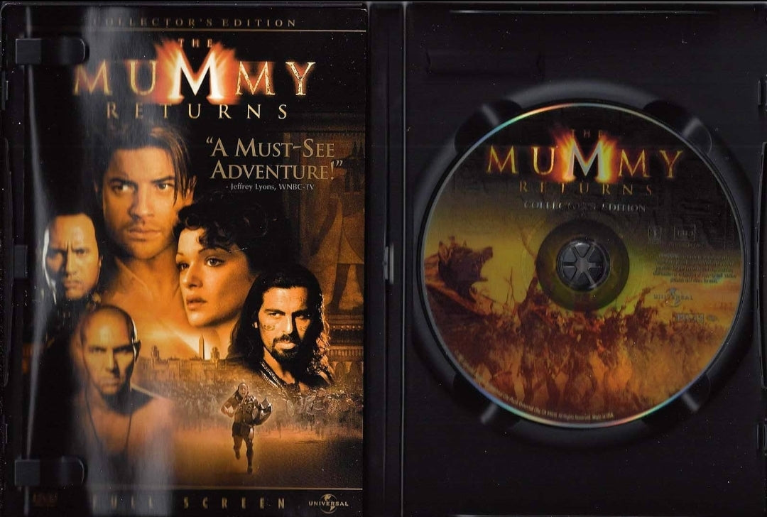 The Mummy & Mummy Returns Collectors Ed. DVD's