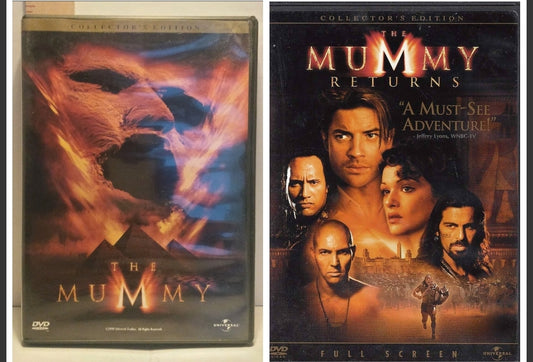 The Mummy & Mummy Returns Collectors Ed. DVD's