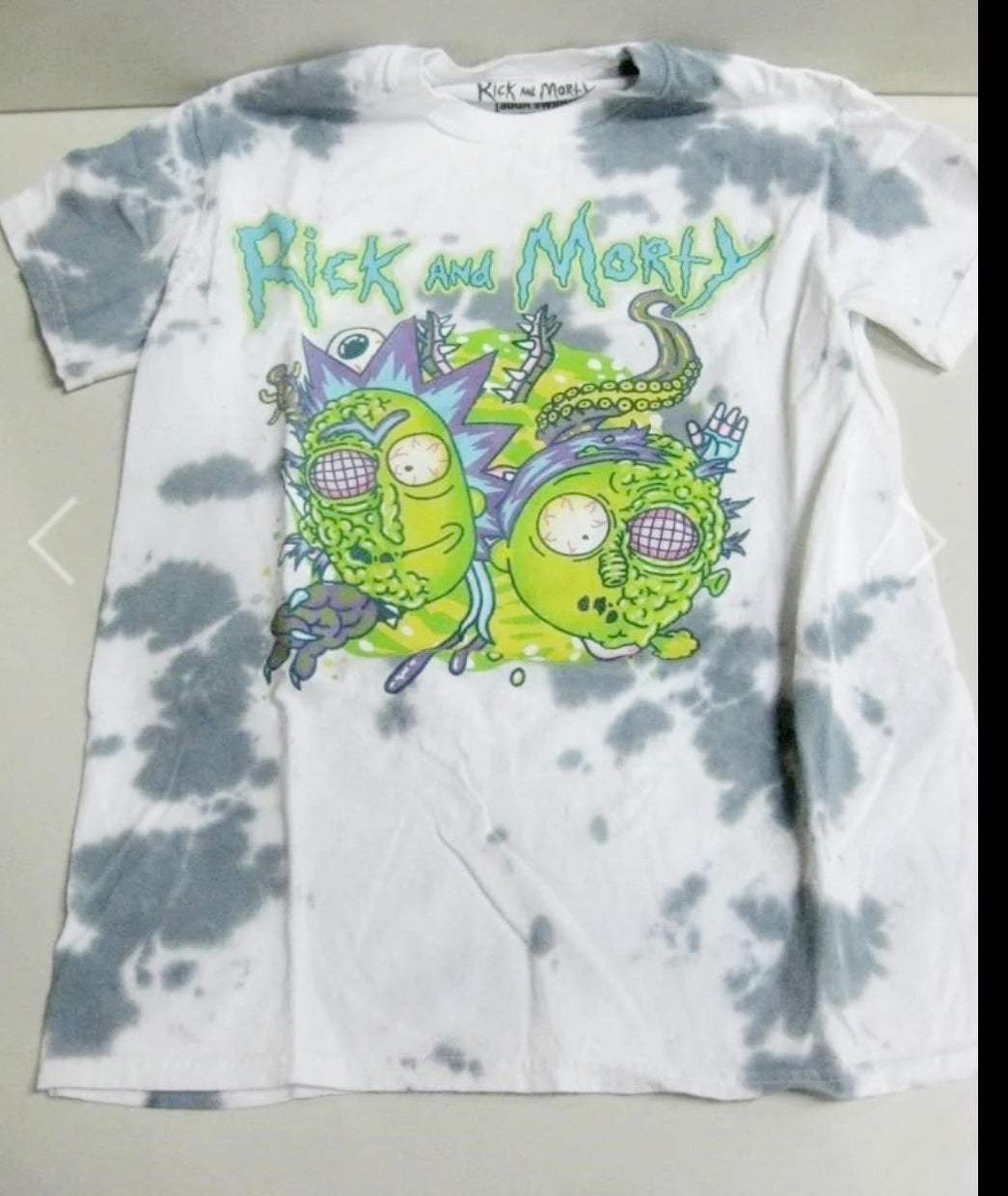 New - Rick & Morty White Tee Shirt (size small)