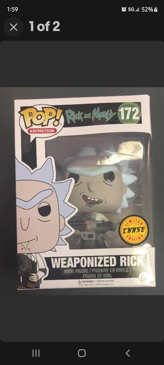 Funko Pop! Animation Rick and Morty Weaponized Rick #172