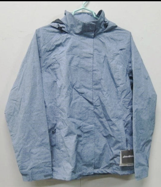 NEW *Eddie Bauer Ladies WeatherEdge Jacket (Blue/Grey) Large