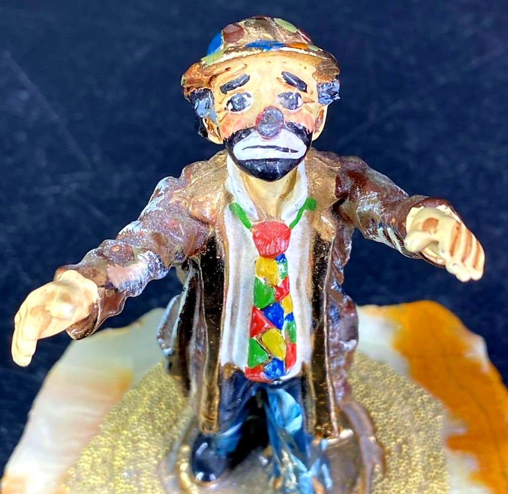 Stunning Figurine by Ron Lee 1985 "World of Clowns" *Signed