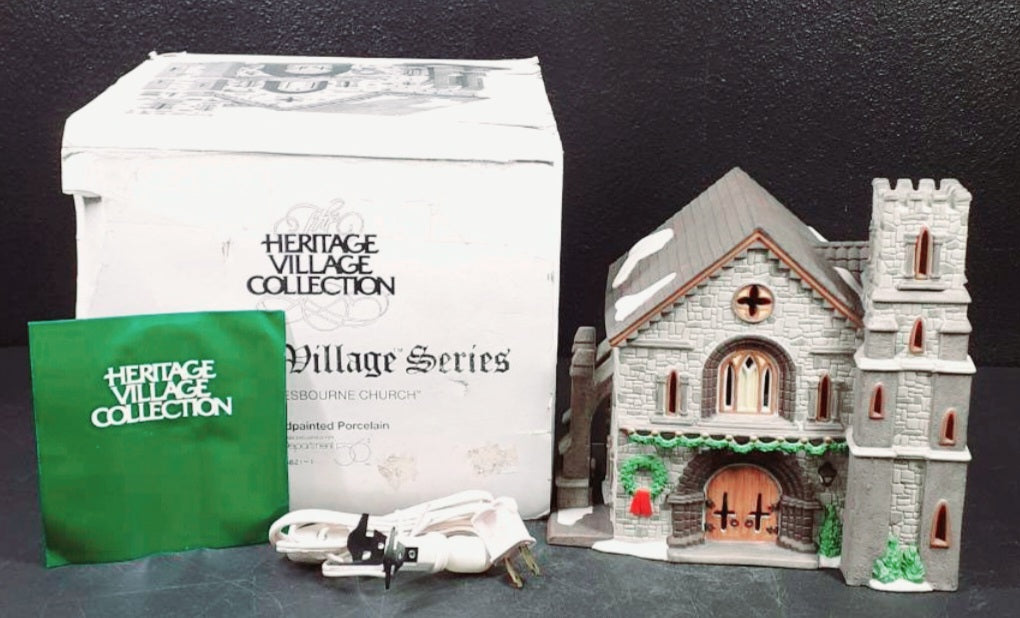 Dept. 56 *Dickens Village Heritage WHITTLESBOURNE CHURCH 1994 (5821-1)