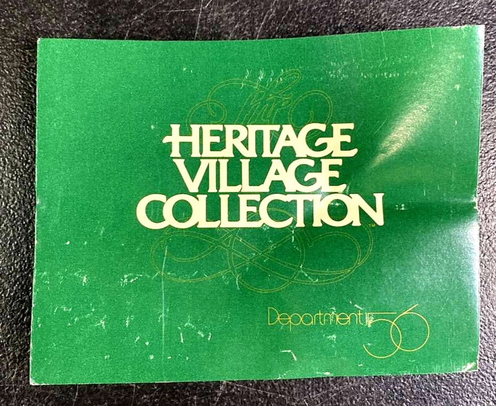 Dept. 56 *Dickens Village Heritage Cottage of "BOB CRATCHIT/TINY TIM" 1986 (6500-5)