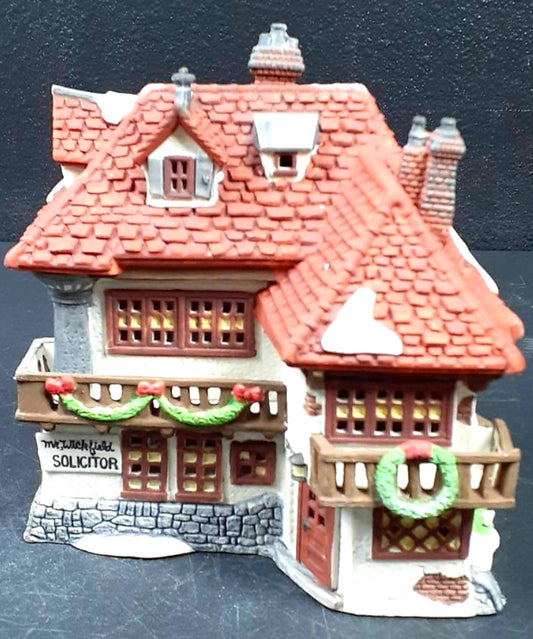 Dept. 56 *Dickens Village David Copperfield *WICKFIELD SOLICITOR 1989 (5550-6)