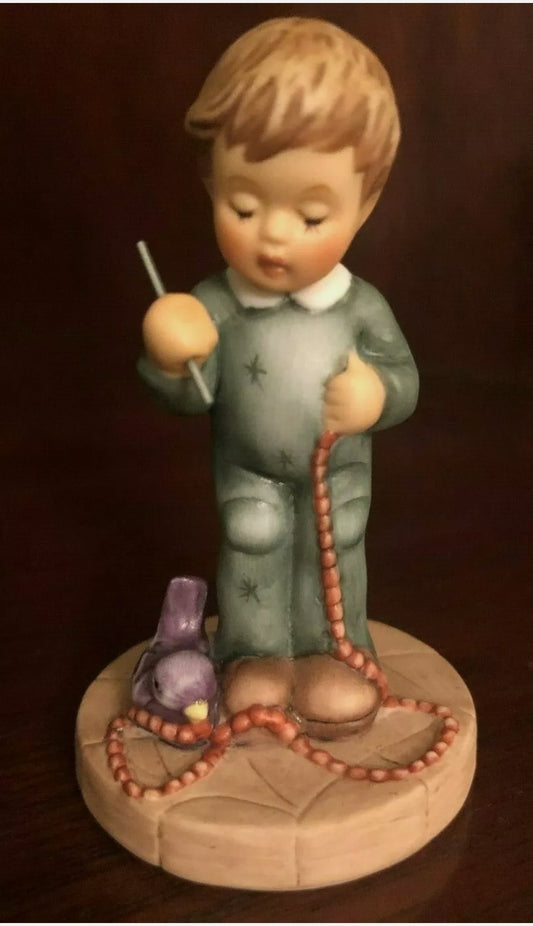 Berta Hummel Porcelain Figurine BH 45/P "ONE MORE BERRY" GOEBEL NIB