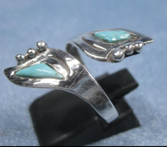 Beautiful Sterling Silver SW Turquoise Ring *Size 7.25