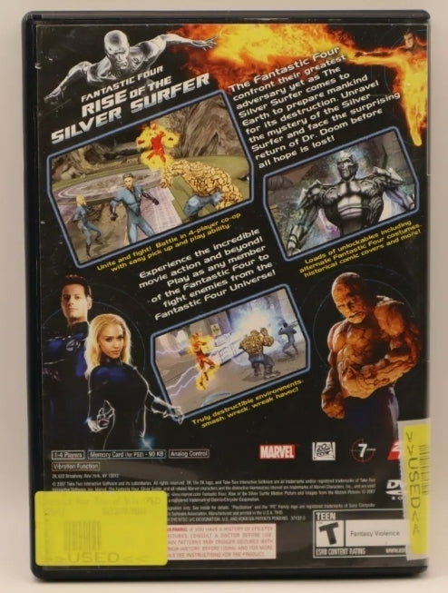 Fantastic Four: Rise of the Silver Surfer PS2 (Sony Playstation 2)