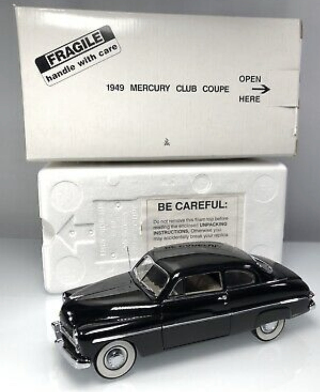 DANBURY MINT 1/24 SCALE 1949 Mercury Club Coupe DIECAST Model in Box