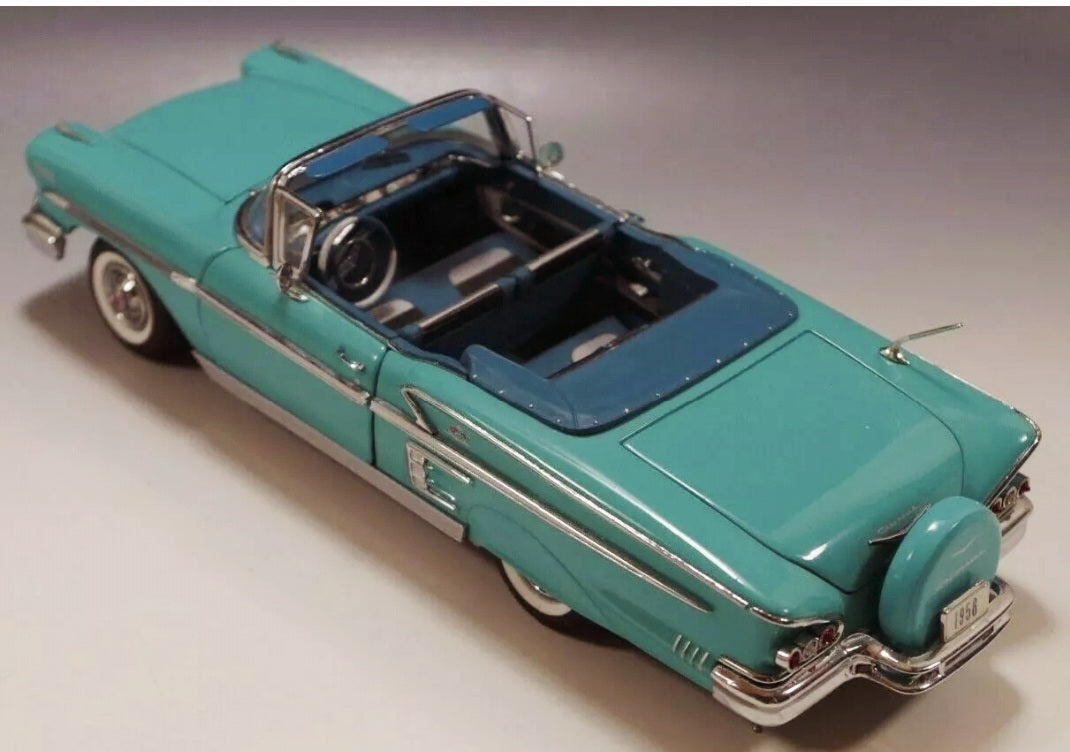 DANBURY MINT 1958 CHEVROLET IMPALA CONVERTIBLE CAR 1:24 SCALE DIE CAST MIB #5