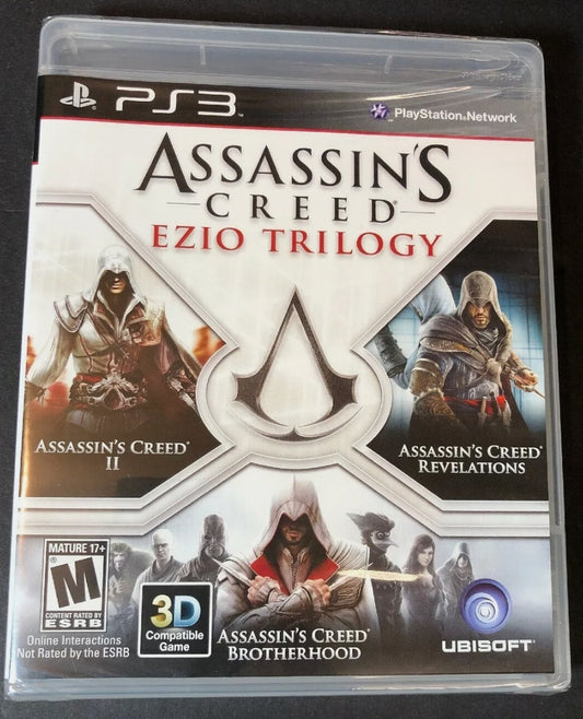 Assassin's Creed: Ezio Trilogy PlayStation 3 / PS3 (Tested)