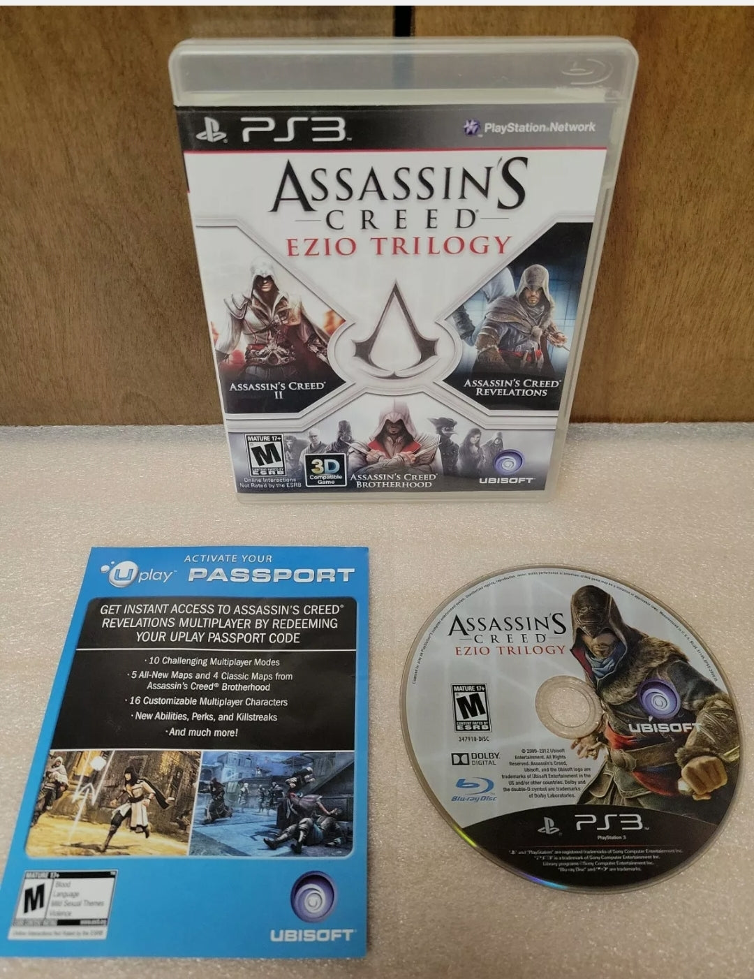 Assassin's Creed: Ezio Trilogy PlayStation 3 / PS3 (Tested)