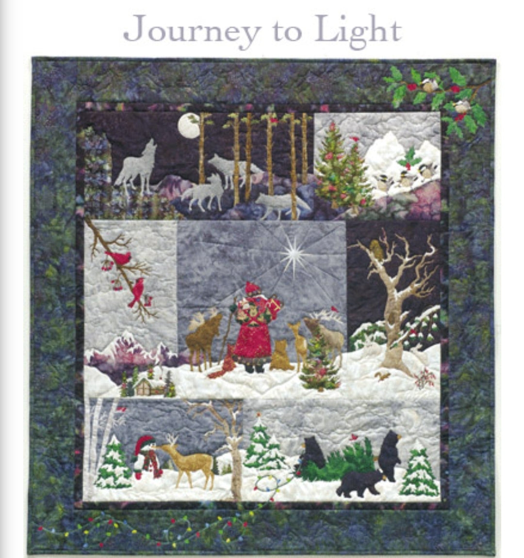 "Journey to Light" Full Quilt (49.5 x 53) All 8 Patterns!