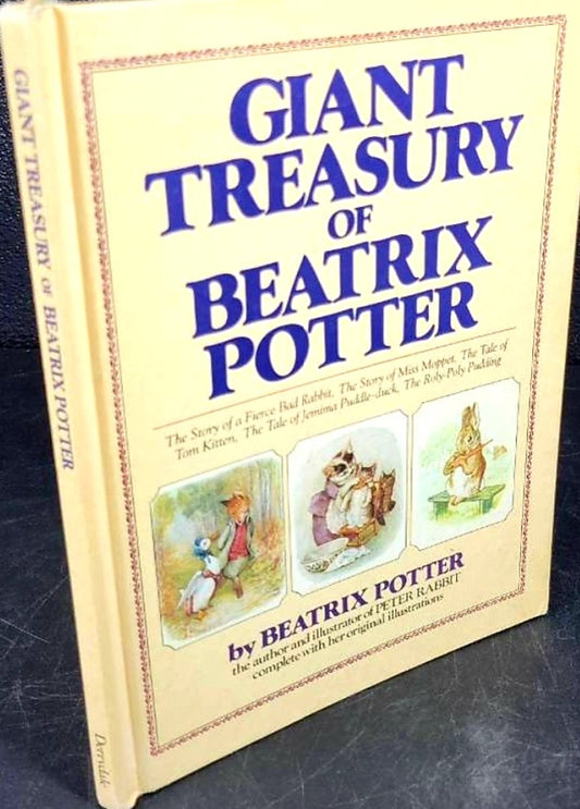 Vintage Giant Treasury of Beatrix Potter (Peter Rabbit) @1984 Hardcover Book *Great