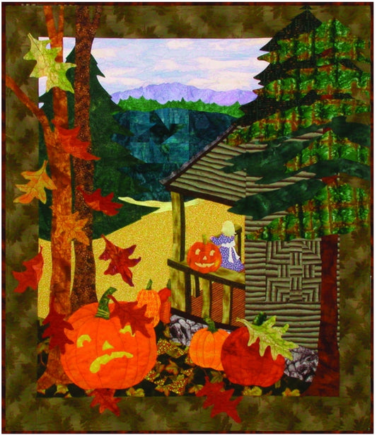 Halloween Story Quilt (36"x 42") "Guilt" by Susan Bucharest