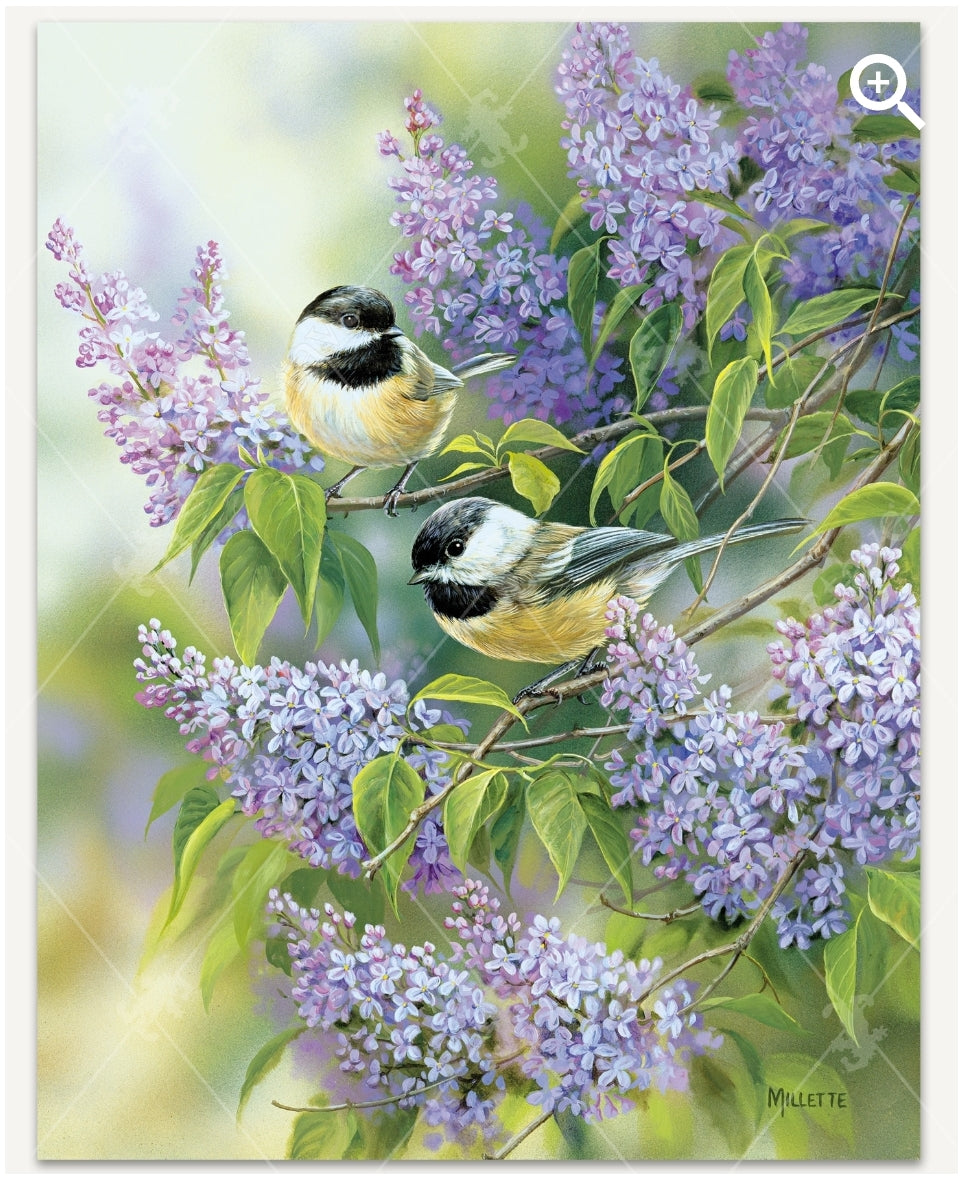 Stave Puzzle "Lilac Splendors" 2010 Traditional-Puzzle *Brand New
