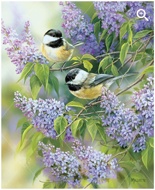 Stave Puzzle "Lilac Splendors" 2010 Traditional-Puzzle *Brand New