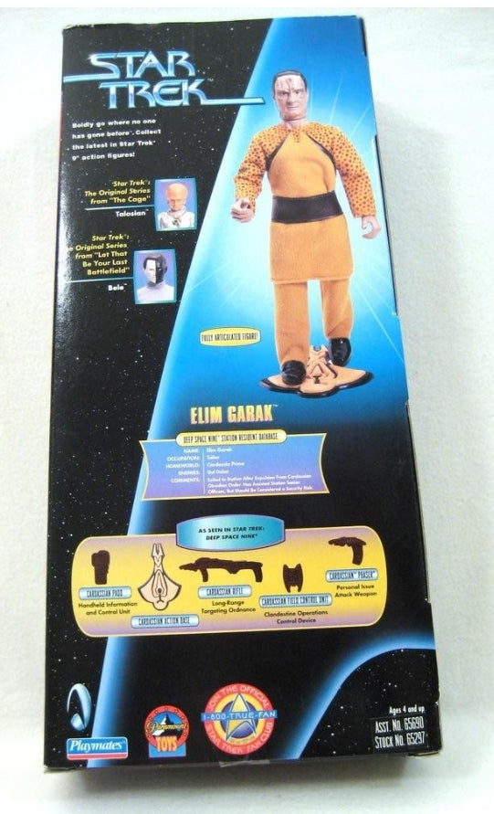 Star Trek 'ELIM GARAK' Figure 9" (Warp Factor Series 5) Playmates 1998 *NEW