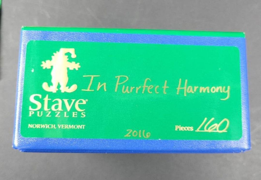Stave Puzzle "In Purrfect Harmony" 2016 Teaser-Puzzle *Brand New