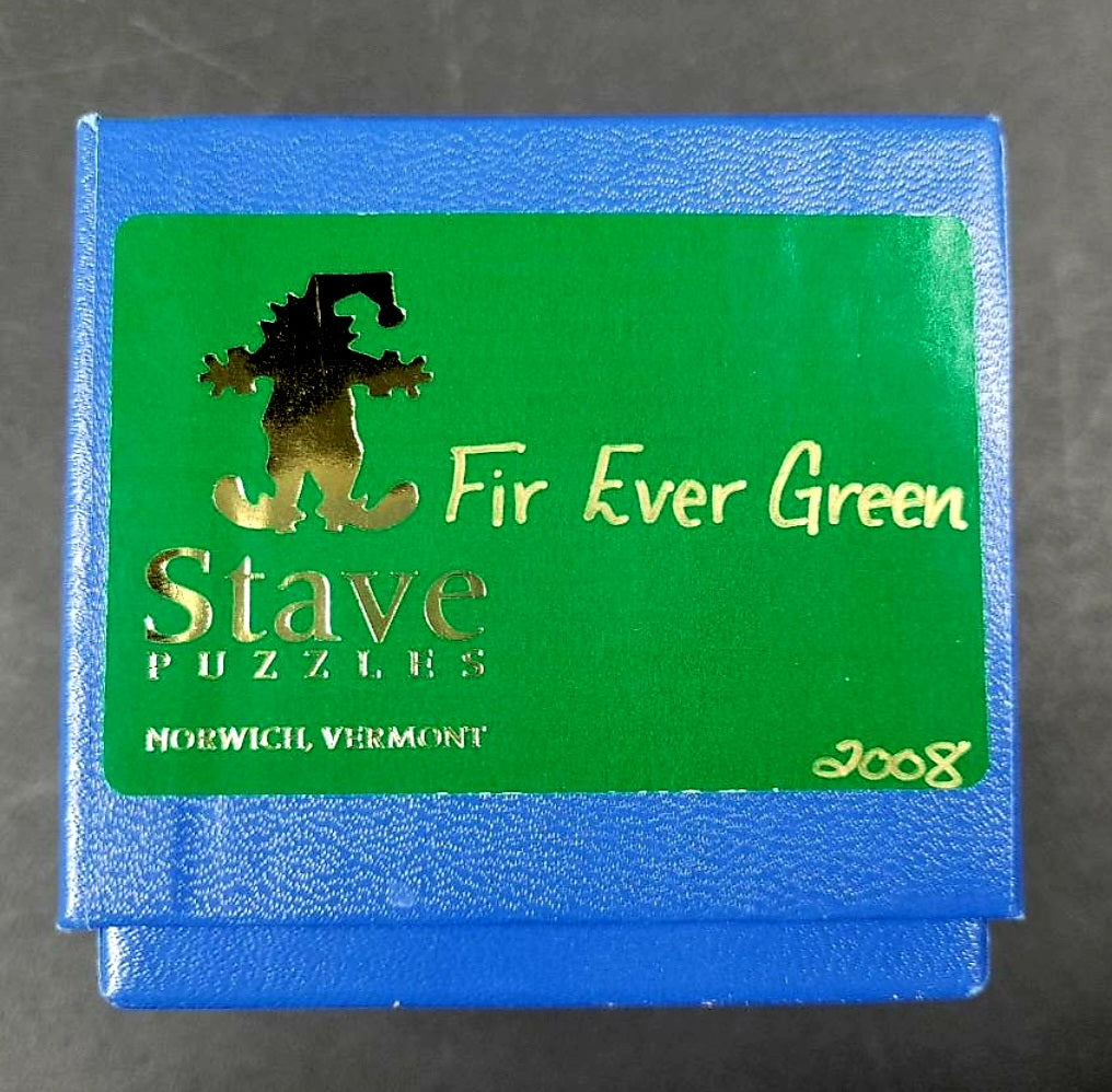 Stave Wooden Puzzle "Fir Ever Green" 2008