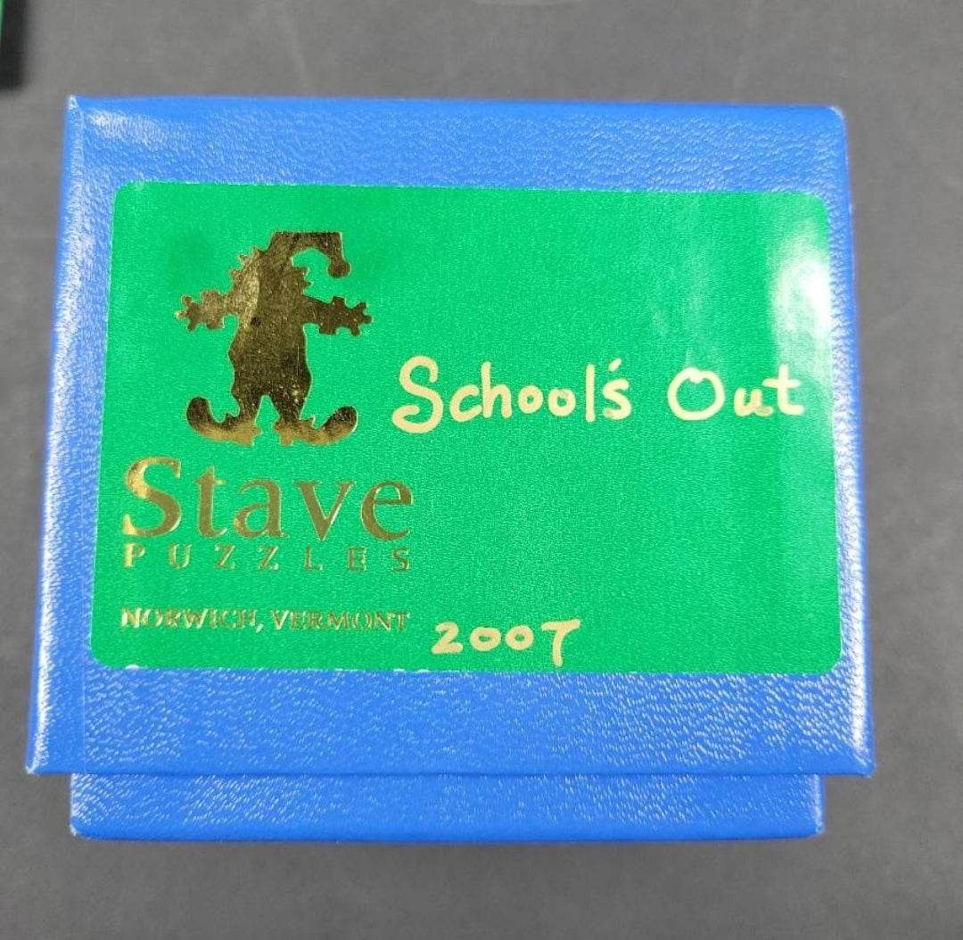 Stave Puzzle "School's Out" 2007 Teaser-Puzzle *Brand New