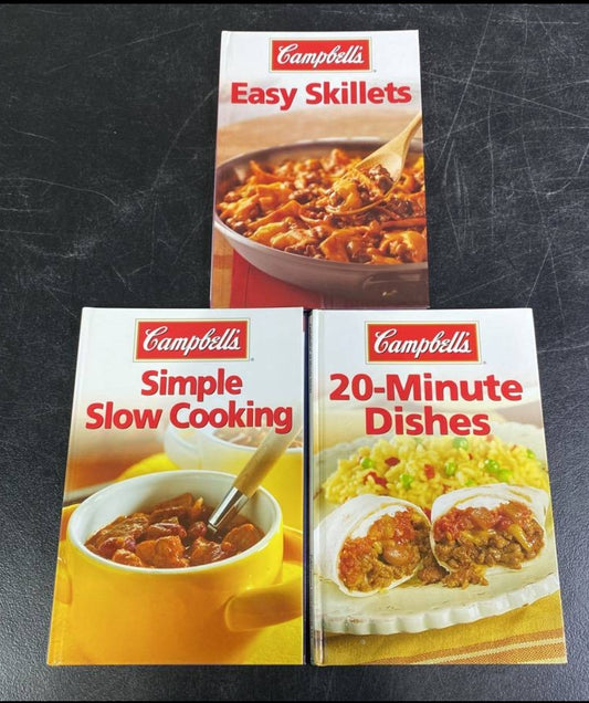 Three (3) * CAMPBELL Soup Cookbooks