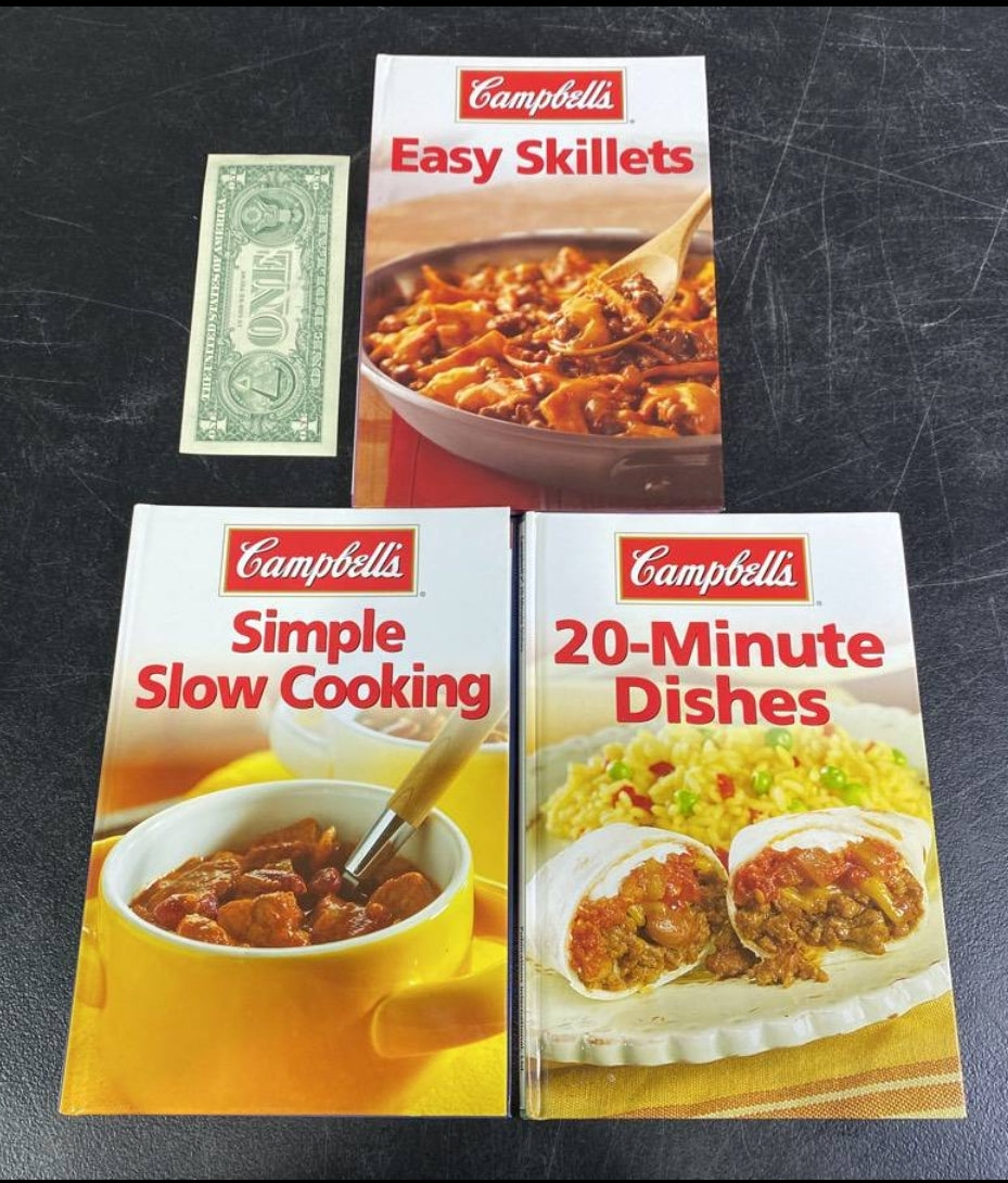 Three (3) * CAMPBELL Soup Cookbooks