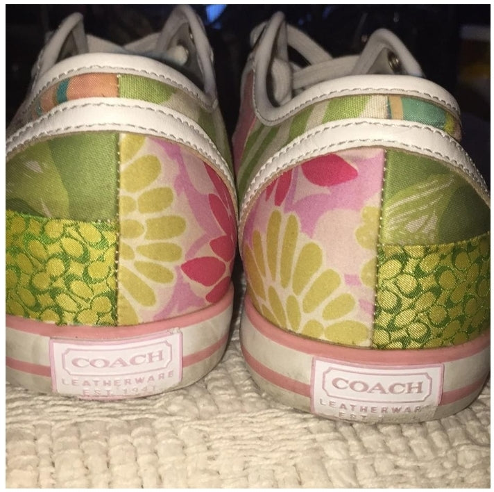 Pretty MultiColor Dawnell Patchwork Pink 8-M COACH Sneakers