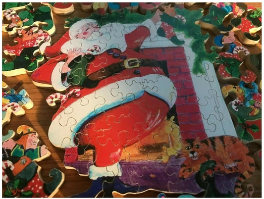 Stave Puzzle "Sock it to Me, Santa" 2013 Teaser-Puzzle *Brand New