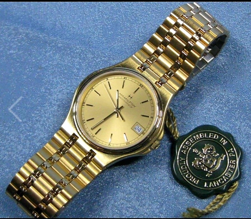 Vintage Hamilton Masterpiece 9162A Quartz Men's Watch