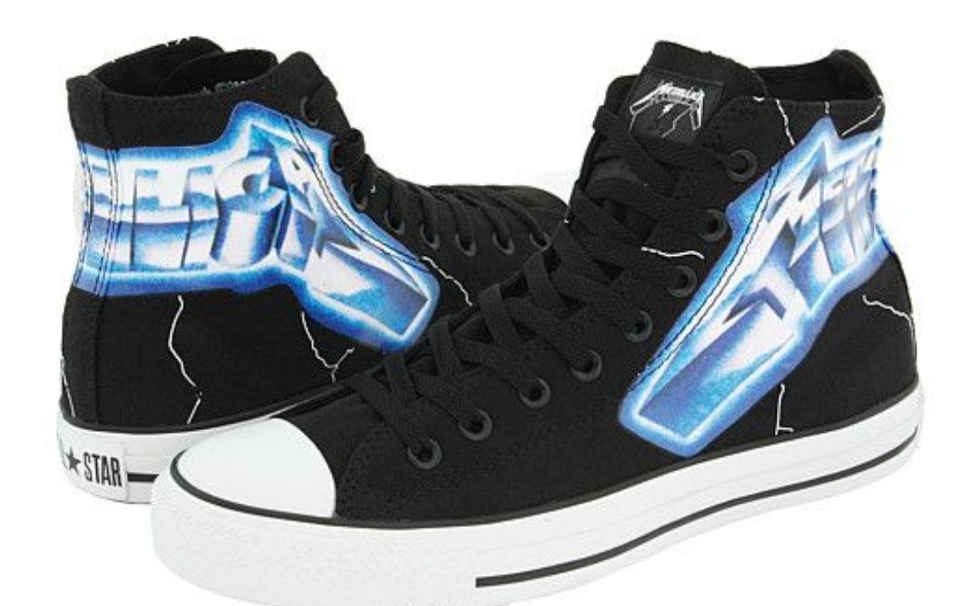 Chuck Taylor 'Metallica' All Star Ride the Lighting Converse *Size 7