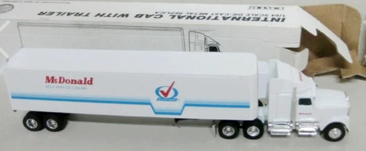 NIB *Ertl "Mcdonald Milk & Ice Cream" 1/64 Semi-Truck